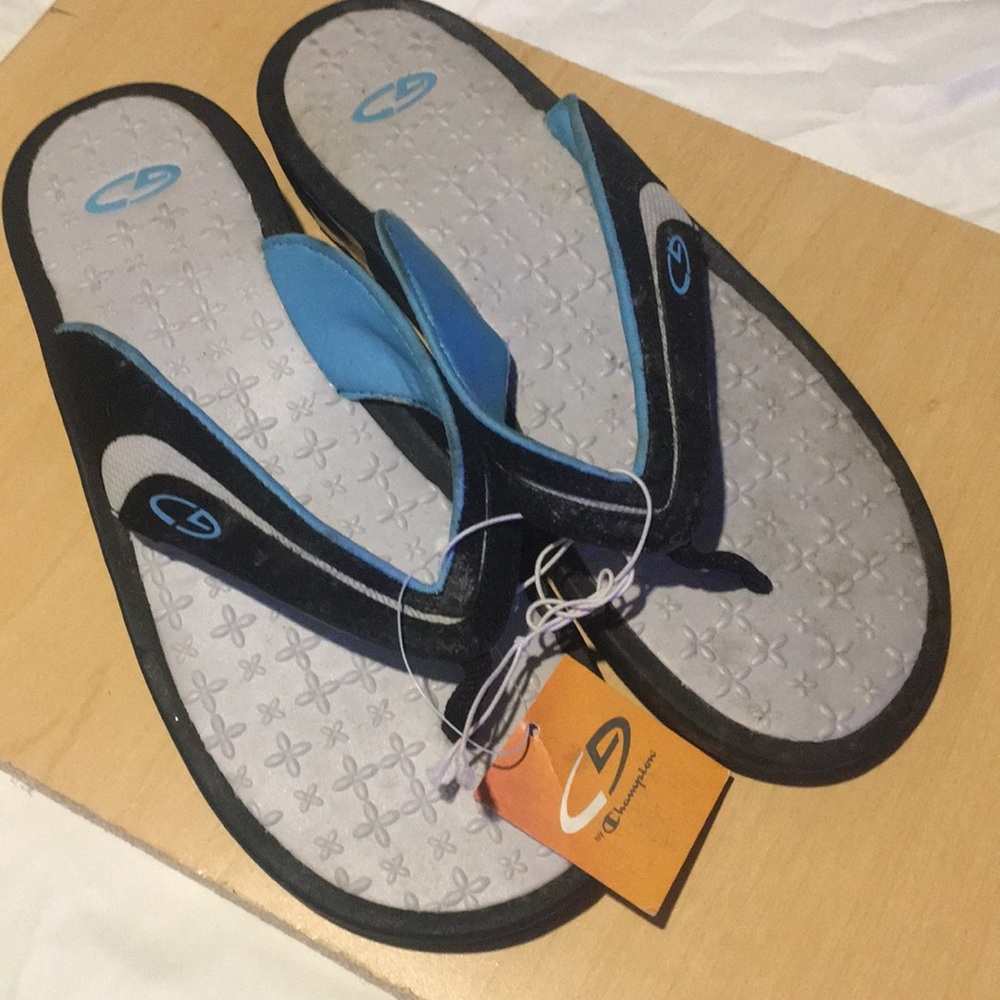Brand new champion sandals